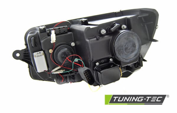 Predné svetlá TRUE DRL Čierne pre  VW T6 15-19 – Obrázok 5