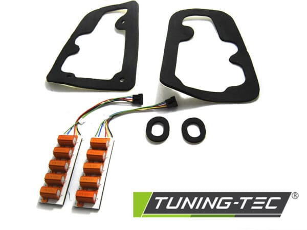 Zadné svetlá LED BAR Červené pre MERCEDES M-KLASA W164 05-08 – Obrázok 5