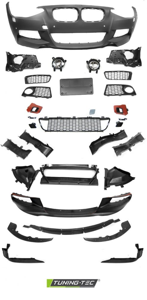 Predný nárazník PERFORMANCE STYLE PDC pre BMW F20 / F21 09.11-14 – Obrázok 3