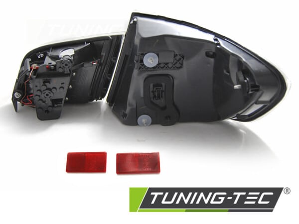 Zadné svetlá LED BAR Čierne CHROME LCI LOOK pre BMW F10 10-07.13 – Obrázok 4