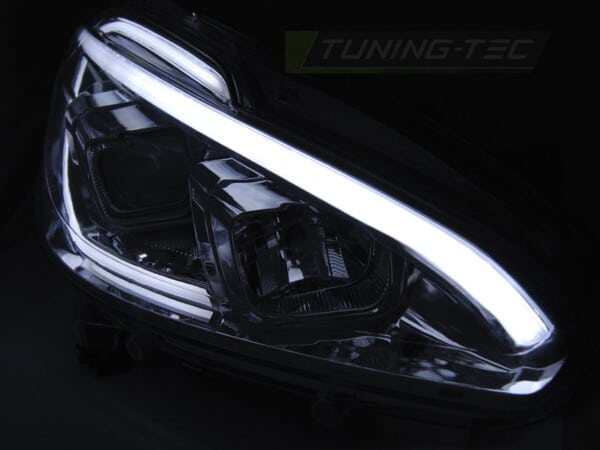 Predné svetlá PEUGEOT 208 4.12-06.15 TUBE LIGHT Chróm – Obrázok 4