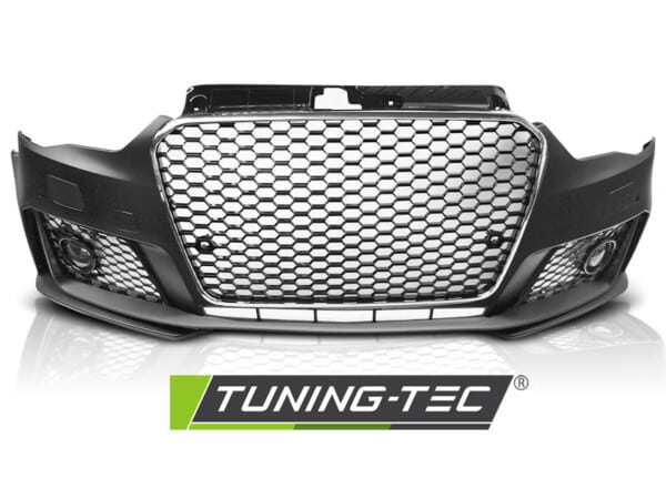 Predný nárazník SPORT CHROME BLACK PDC pre  AUDI A3 12-16 – Obrázok 2