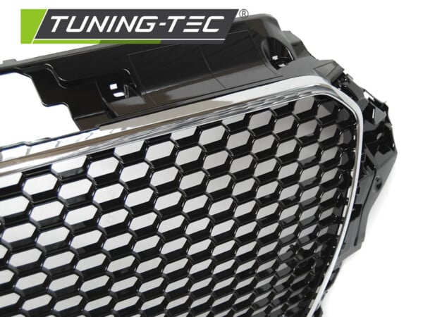 Predný nárazník SPORT CHROME BLACK PDC pre  AUDI A3 12-16 – Obrázok 4