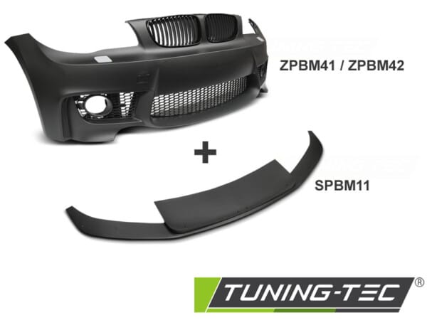 BMW 1 E82 M-Coupe (07-13) - Spoiler pod predný nárazník M-Performance style – Obrázok 2