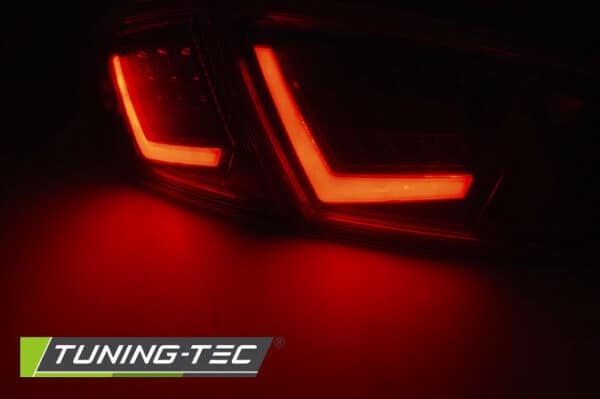 Zadné svetlá LED BAR Červené Dymové pre SEAT LEON 03.09-12 – Obrázok 2