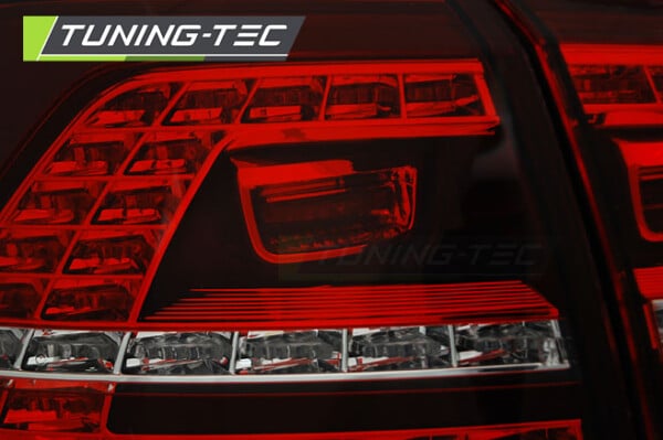 Zadné svetlá LED Červené Biele SEQ pre VW GOLF 7 13-17 – Obrázok 2