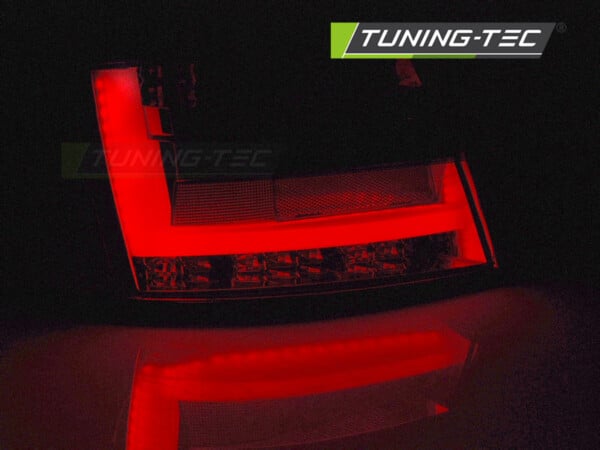 Zadné svetlá LED BAR Červené Dymové pre AUDI A6 C6 SEDAN 04.04-08 6-PIN – Obrázok 2