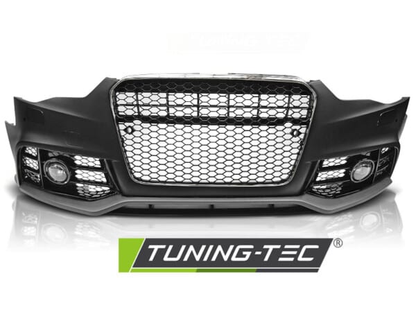 Predný nárazník SPORT CHROME BLACK PDC pre  AUDI A5 11-16 – Obrázok 2