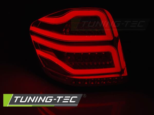 Zadné svetlá LED BAR Červené Dymové pre MERCEDES M-KLASA W164 09-11 – Obrázok 2