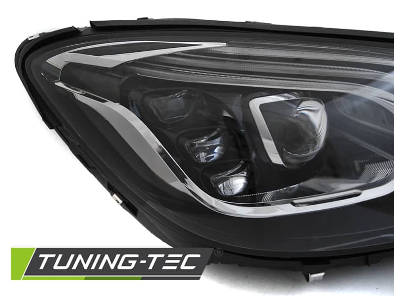 Predné svetlá LED Čierne pre MERCEDES W222 13-17 GASOLINE – Obrázok 2