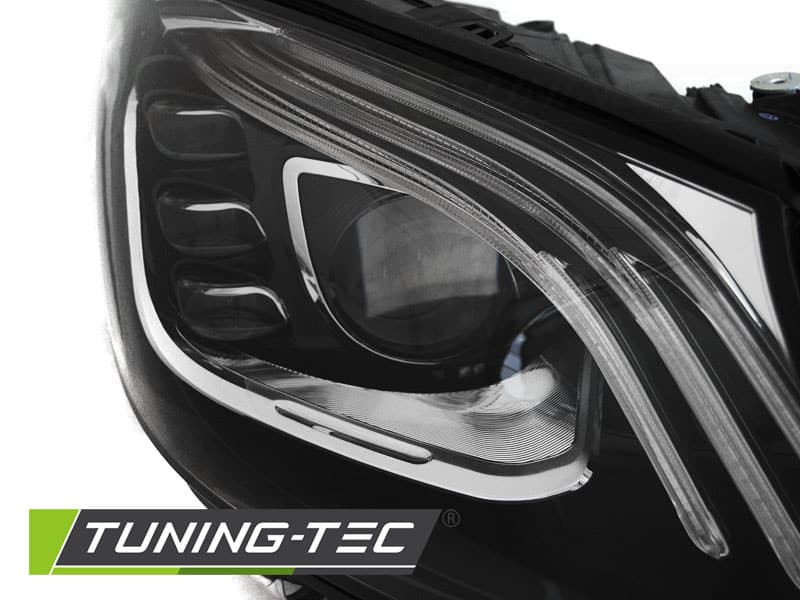 Predné svetlá LED Čierne pre MERCEDES W222 13-17 GASOLINE – Obrázok 3