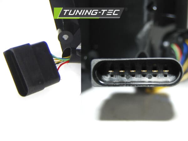 Zadné svetlá LED BAR Červené Dymové SEQ pre VW T5 04.03-09 – Obrázok 5