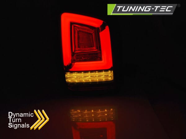 Zadné svetlá LED BAR Červené SEQ pre VW T5 10-15 – Obrázok 4
