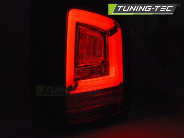 Zadné svetlá LED BAR Čierne SEQ pre VW T5 10-15 – Obrázok 3