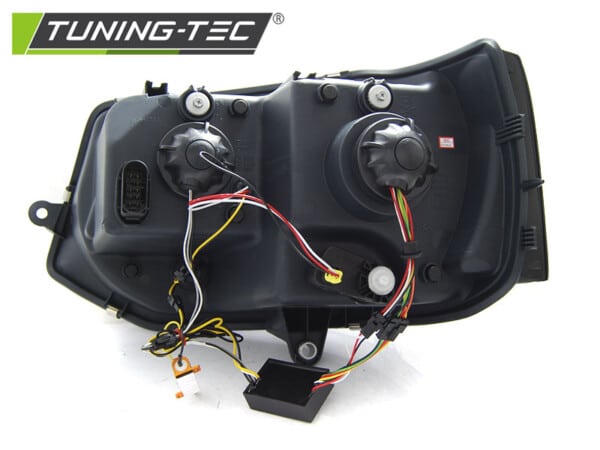 Predné svetlá TUBE LIGHT Chróm SEQ pre  VW T5 2010-2015 – Obrázok 5
