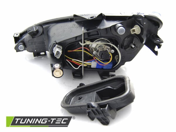 Predné svetlá PEUGEOT 206 02-ANGEL EYES Chróm LED – Obrázok 3