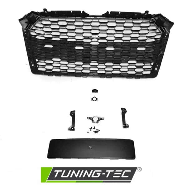 Maska  Čierny Chróm fit AUDI A4 B9 15-19 – Obrázok 5