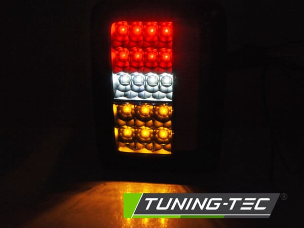 Zadné svetlá CHRYSLER JEEP WRANGLER JK 07-18 LED čierne – Obrázok 4