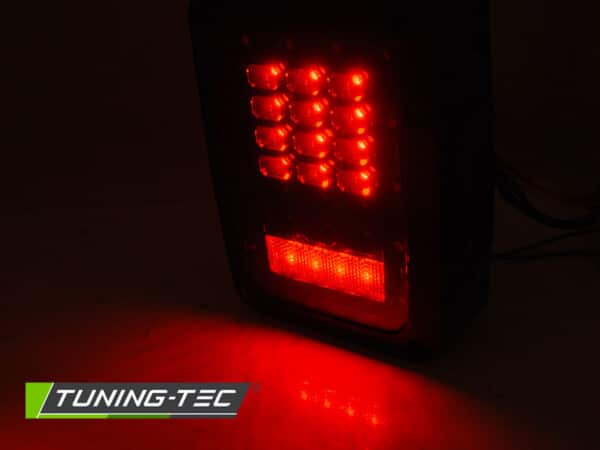 Zadné svetlá CHRYSLER JEEP WRANGLER JK 07-18 LED čierne – Obrázok 3