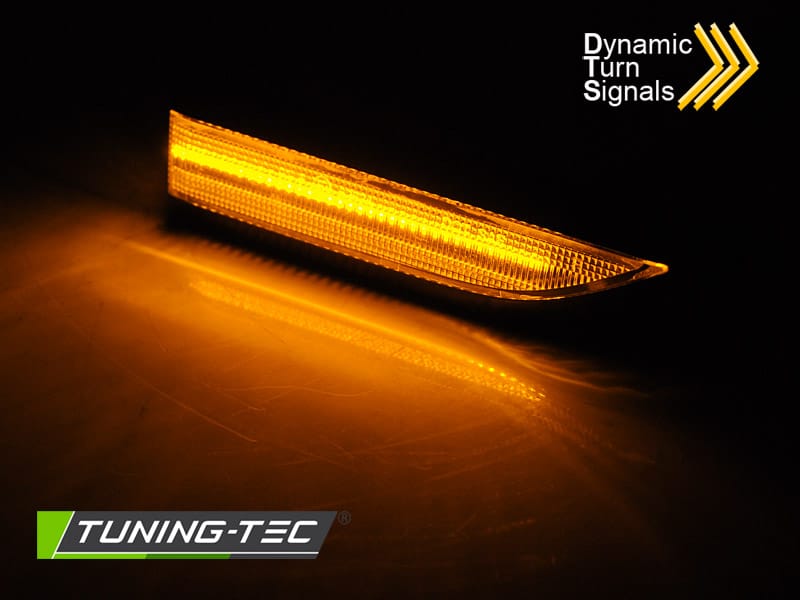 Smerovky Čierne LED SEQ pre VW T6 15-19 – Obrázok 2