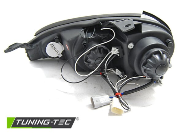 Predné svetlá MAZDA MX5 01-05 ANGEL EYES Čierne – Obrázok 3