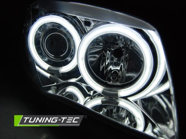 Predné svetlá ANGEL EYES CCFL Chróm pre  BMW 1 E87/E81/82/88 04-11 – Obrázok 3