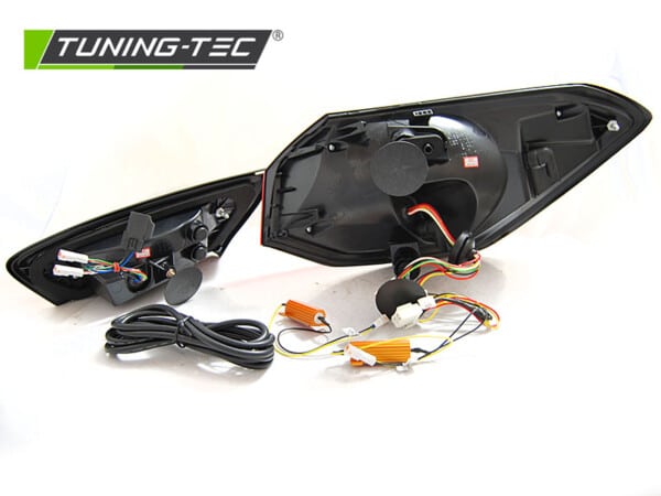Zadné svetlá LED Červené dymové SEQ pre FORD FOCUS 4 18-21 HATCHBACK – Obrázok 4