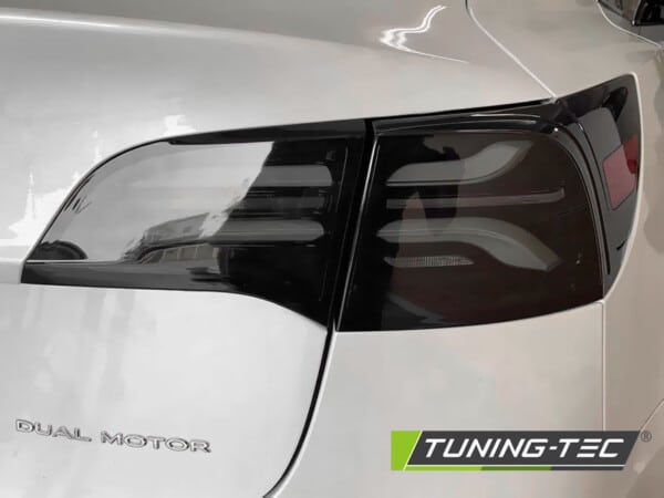 Zadné svetlá LED BAR Dymové BLACK pre TESLA MODEL 3 17-20 – Obrázok 2