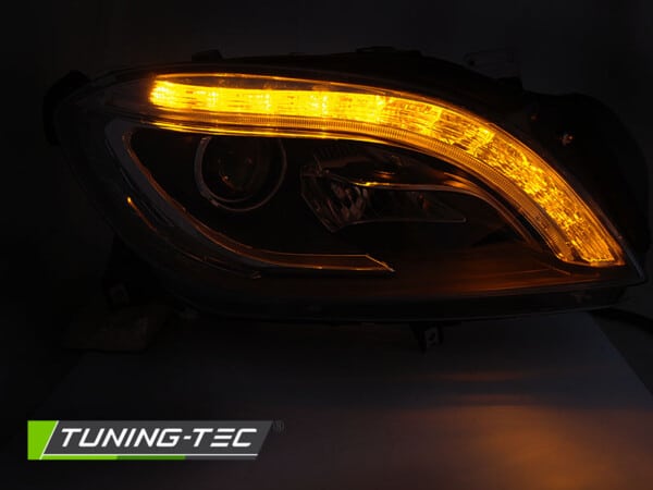 Predné svetlá Čierne LED pre  MERCEDES M-CLASS W166 11-15 – Obrázok 3
