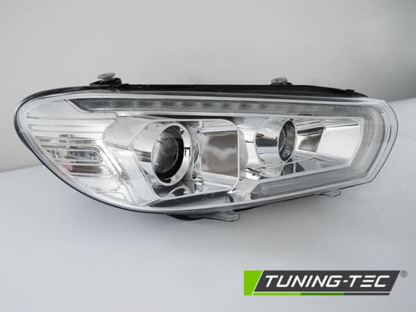 XEONON Predné svetlá TUBE SEQ LED chróm vhodné pre VW SCIROCCO 08-04.14 – Obrázok 2