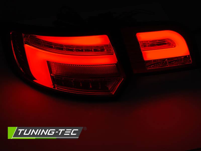 LED BAR Zadné svetlá RED WHIE SEQ pre AUDI A3 8P 5D 03-08 – Obrázok 2