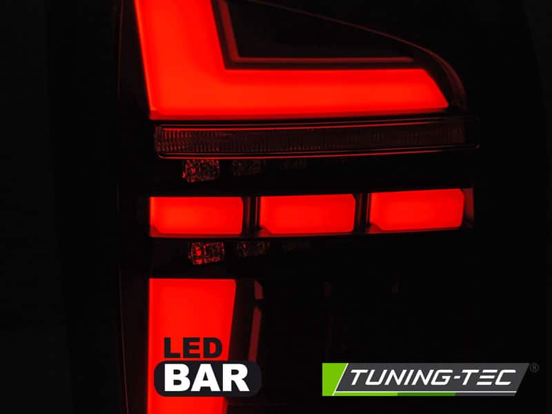 Zadné svetlá VW T5 04.03-09 čierne FULL LED SEQ INDICATOR – Obrázok 3