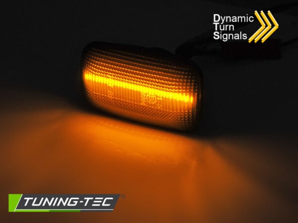 Smerovky WHITE LED SEQ vhodné pre TOYOTA LAND CRUISER 70 80 90 100 – Obrázok 2