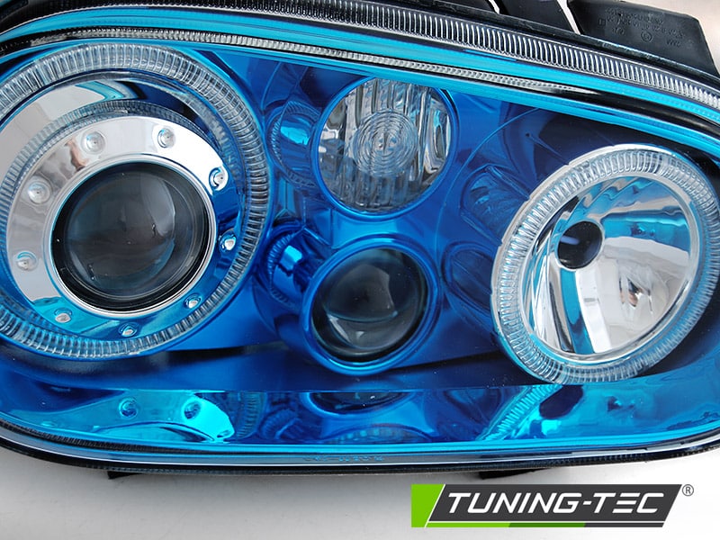 Predné svetlá ANGEL EYES BLUE vhodné pre VW GOLF 4 09.97-09.03 – Obrázok 2