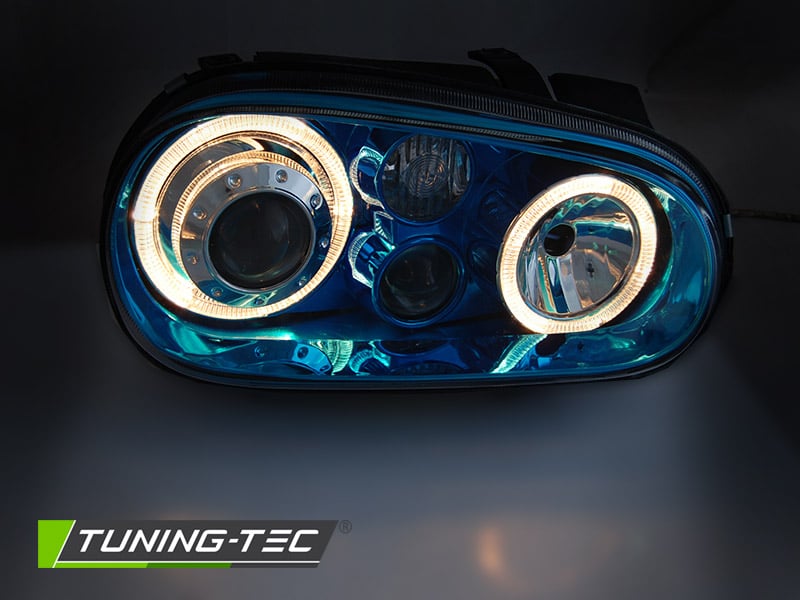 Predné svetlá ANGEL EYES BLUE vhodné pre VW GOLF 4 09.97-09.03 – Obrázok 3
