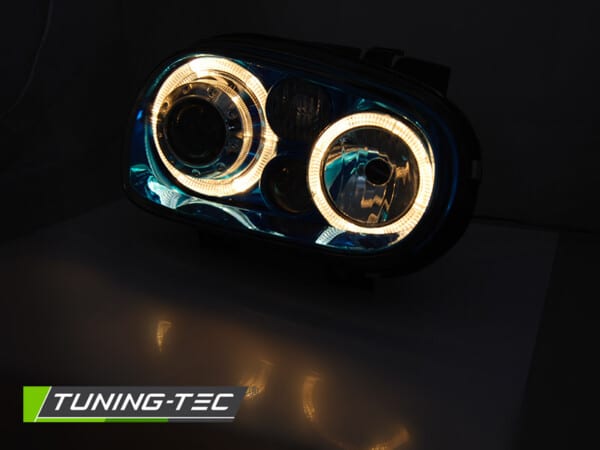 Predné svetlá ANGEL EYES BLUE vhodné pre VW GOLF 4 09.97-09.03 – Obrázok 4