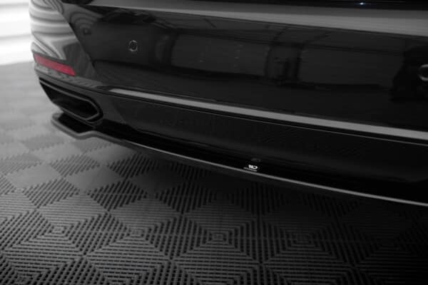 MAXTON DESIGN - Spoiler pod zadný nárazník vhodné pre BMW 7 G11 FACELIFT, Čierny lesk – Obrázok 4