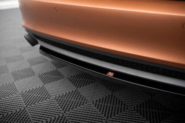 MAXTON DESIGN - Spoiler pod zadný nárazník, AUDI A7 C7 S-line, Čierny lesk – Obrázok 3