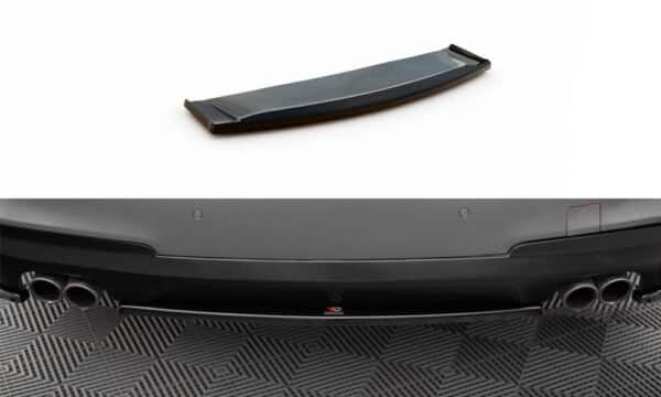 MAXTON DESIGN - Spoiler pod zadný nárazník vhodné pre BMW 5 GT M-PACK F07, Čierny lesk