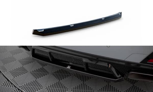 MAXTON DESIGN - Spoiler pod zadný nárazník vhodné pre BMW M440I GRAN COUPE G26, Čierny lesk