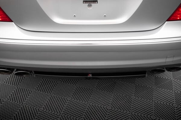 MAXTON DESIGN - Spoiler pod zadný nárazník MERCEDES-BENZ E 55 AMG W211 ,Čierny lesk – Obrázok 4