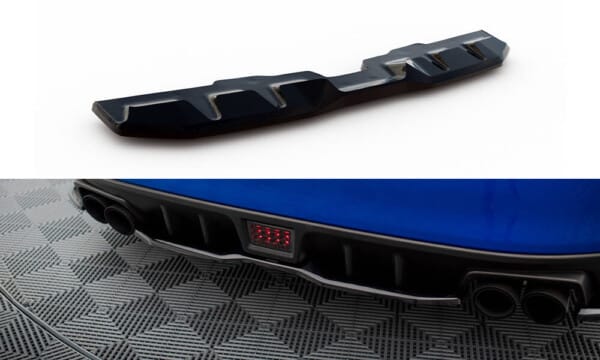 MAXTON DESIGN - Spoiler pod zadný nárazník, SUBARU WRX STI MK1 , Čierny lesk