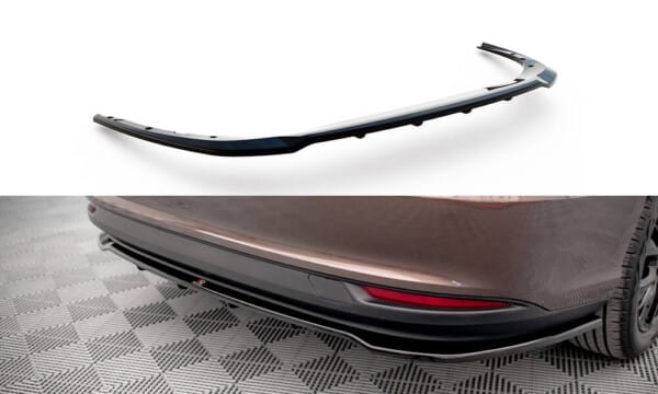 MAXTON DESIGN - Spoiler pod zadný nárazník, FIAT TIPO S SEDAN MK1, Čierny lesk