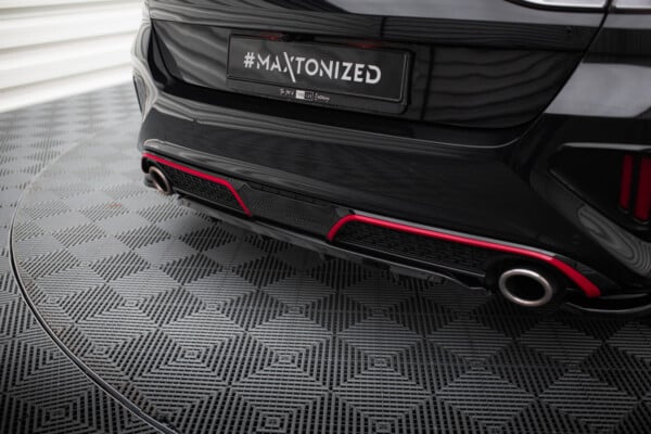 MAXTON DESIGN - Spoiler pod zadný nárazník, KIA CEED GT MK3 FACELIFT, Čierny lesk – Obrázok 2