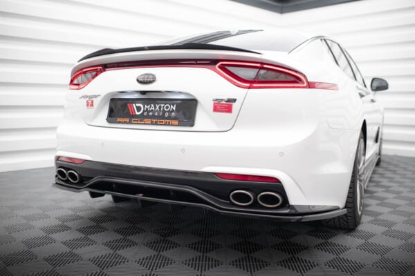 MAXTON DESIGN - Spoiler pod zadný nárazník KIA STINGER MK1, Čierny lesk – Obrázok 3