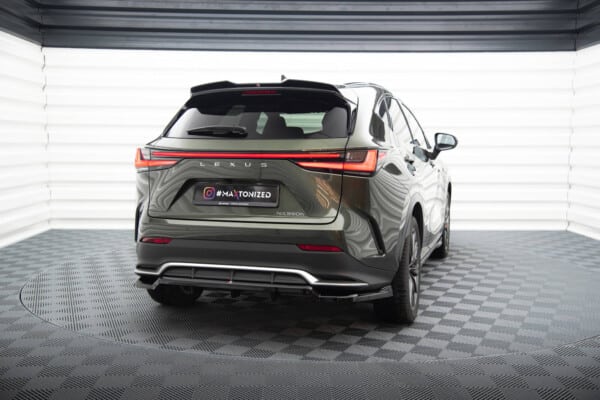MAXTON DESIGN - Spoiler pod zadný nárazník, LEXUS NX F-SPORT MK2, Čierny lesk – Obrázok 3