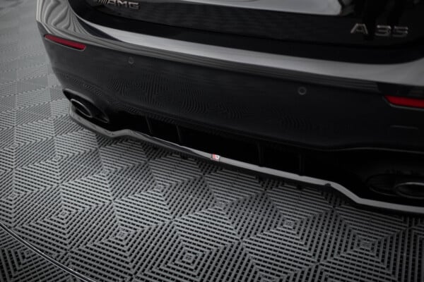 MAXTON DESIGN - Spoiler pod zadný nárazník MERCEDES-AMG A35 HATCHBACK W177, Čierny lesk – Obrázok 3