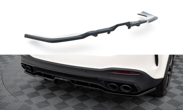 MAXTON DESIGN - Spoiler pod zadný nárazník, MERCEDES-AMG GLE 53 W167, Čierny lesk