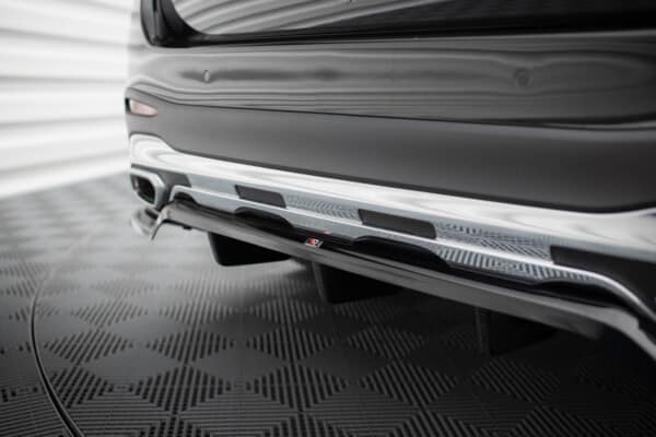 MAXTON DESIGN - Spoiler pod zadný nárazník MERCEDES-BENZ GLC AMG-LINE X254, Čierny lesk – Obrázok 2