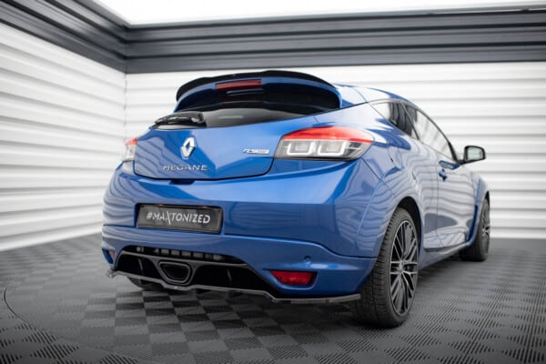 MAXTON DESIGN - Spoiler pod zadný nárazník ,RENAULT MEGANE RS MK3, Čierny lesk – Obrázok 3